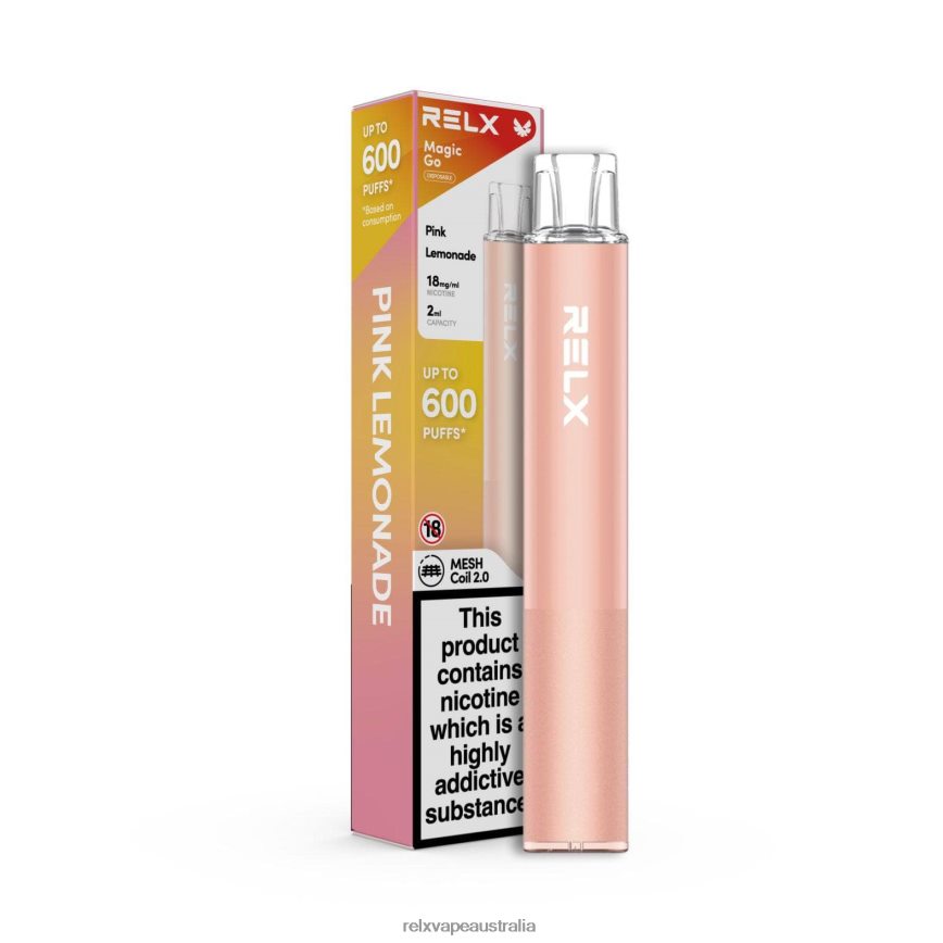 RELX MagicGo GA600 Pink Lemonade TTLZ44 RELX Vape Price Australia