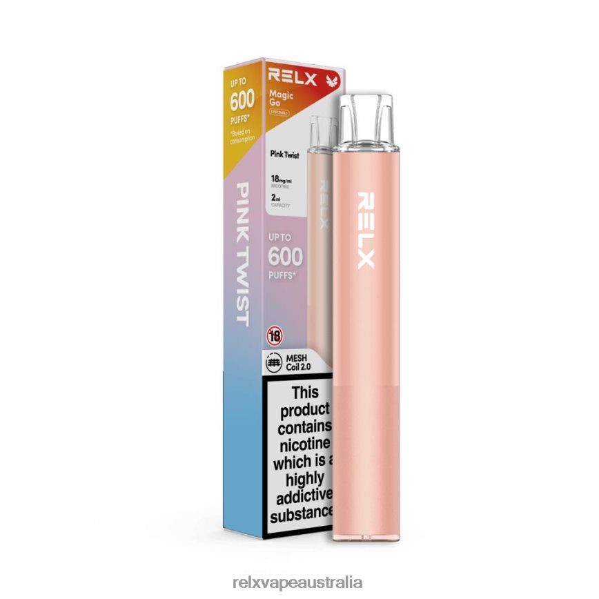 RELX MagicGo GA600 Pink Twist TTLZ49 RELX Pods Melbourne