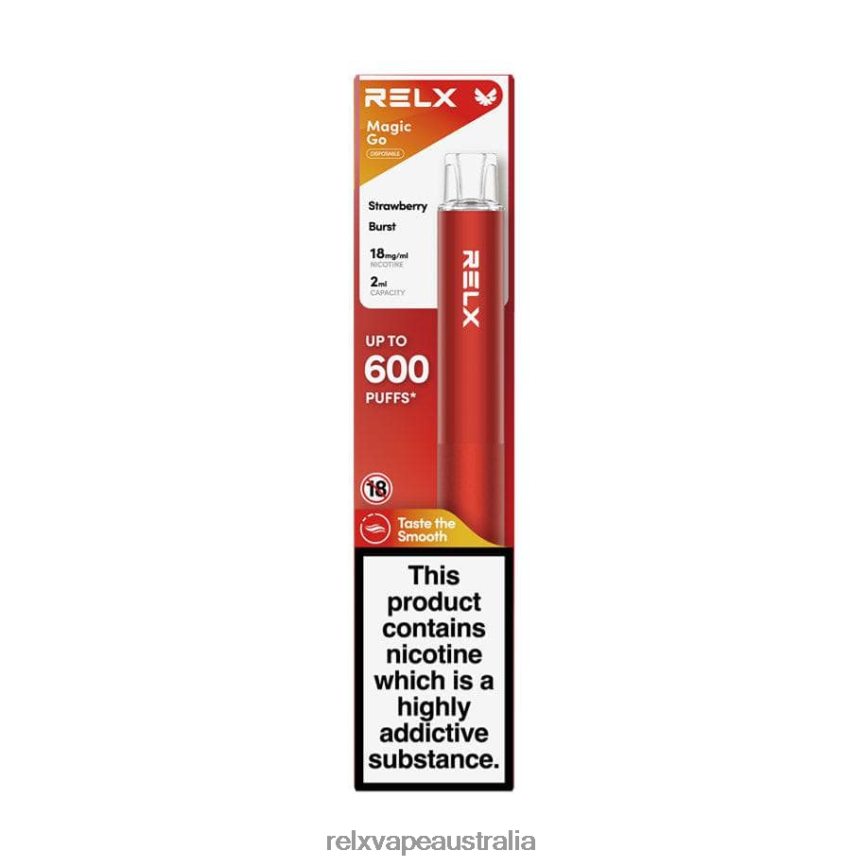 RELX MagicGo GA600 Strawberry Burst TTLZ37 RELX Vape Pods Sydney