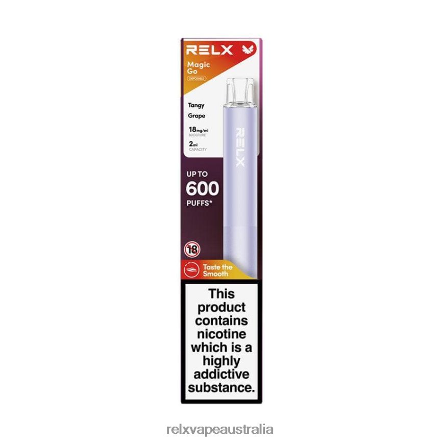 RELX MagicGo GA600 Tangy Grape TTLZ42 RELX Vape Australia
