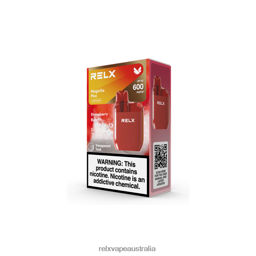 RELX MagicGo Plus SA600 Strawberry Burst TTLZ52 RELX Vape Australia