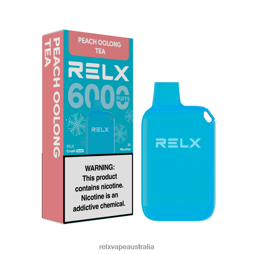 RELX Crush Pocket 6000 Icy | 0P6VV10 ‎RELX Australia Peach Oolong Tea