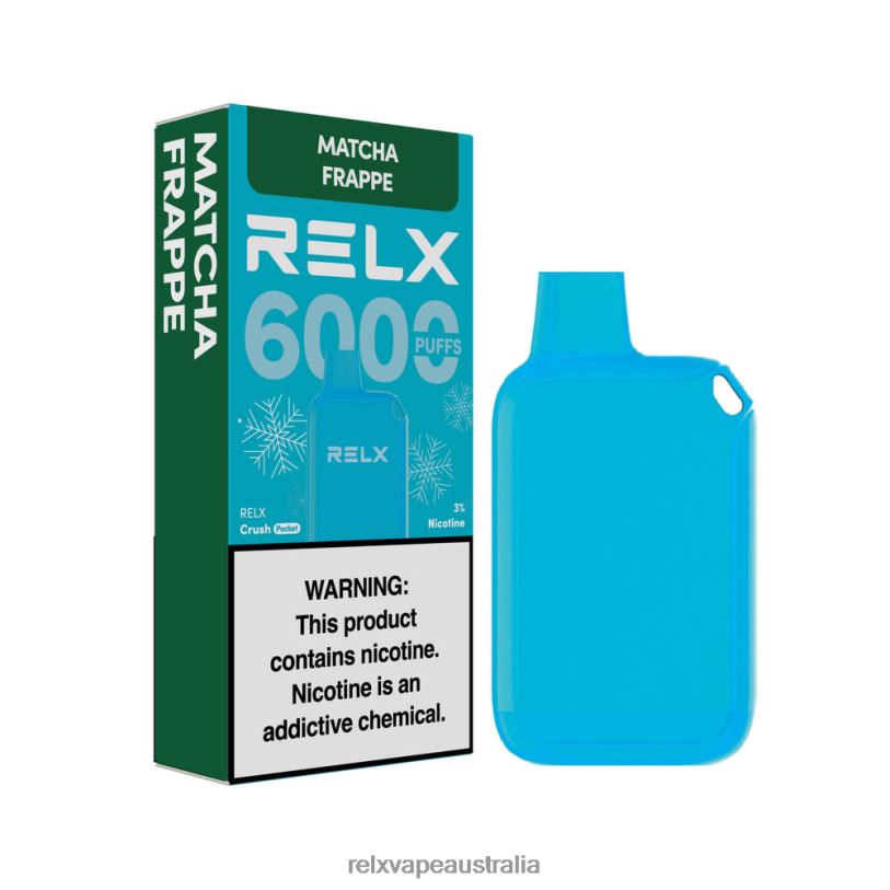 RELX Crush Pocket 6000 Icy | 0P6VV17 ‎RELX Australia Matcha Frappe