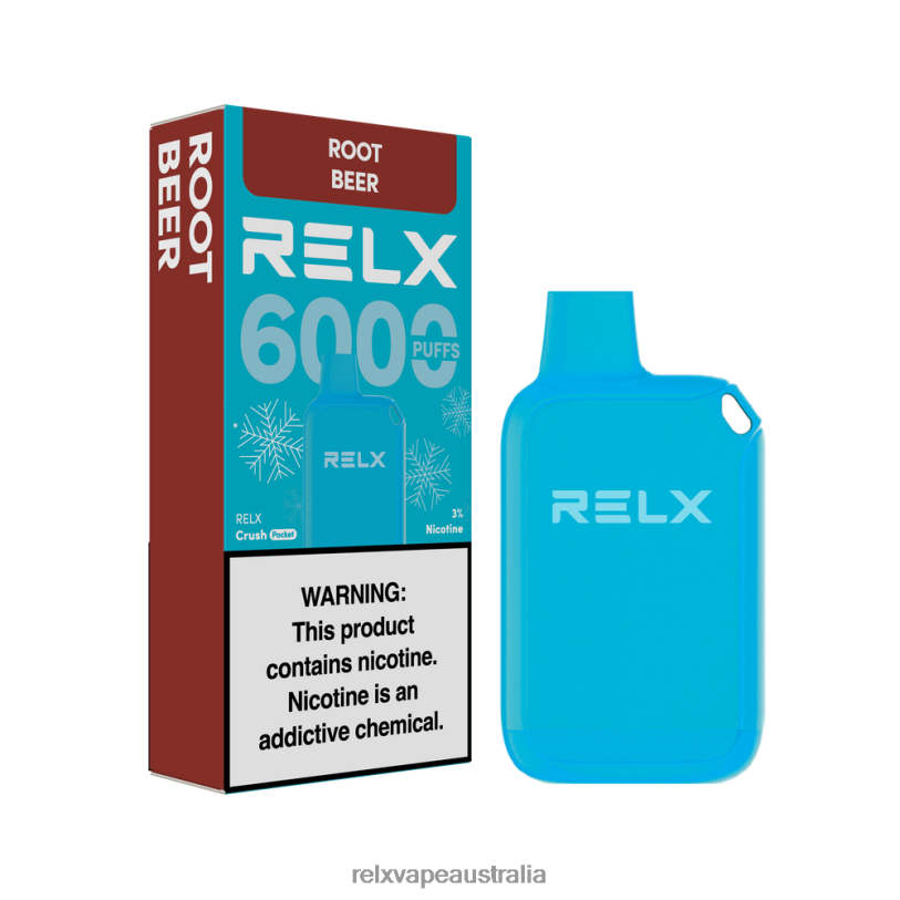 RELX Crush Pocket 6000 Icy | 0P6VV20 ‎RELX Australia Melbourne Root Beer