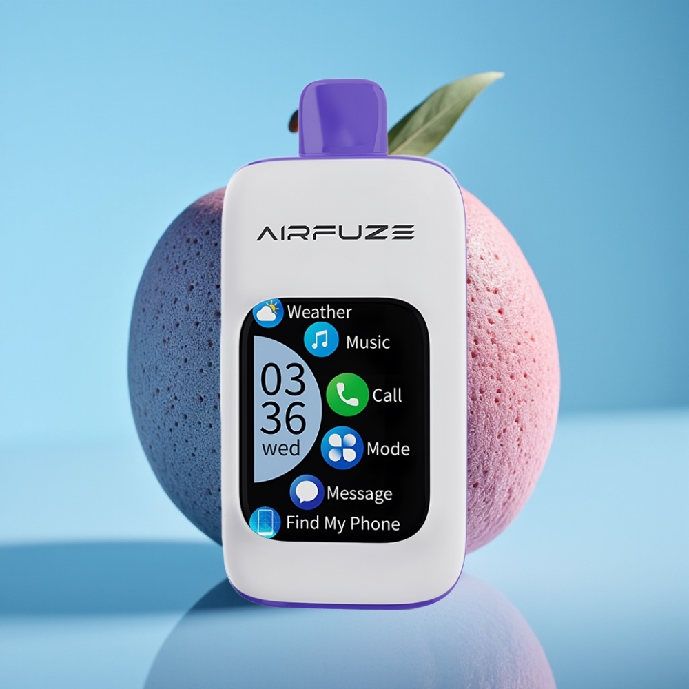 AirFuze Smart 30000 Puffs Disposable Vape Blue Razz Ice 5% Nicotine 900mAh Type-C