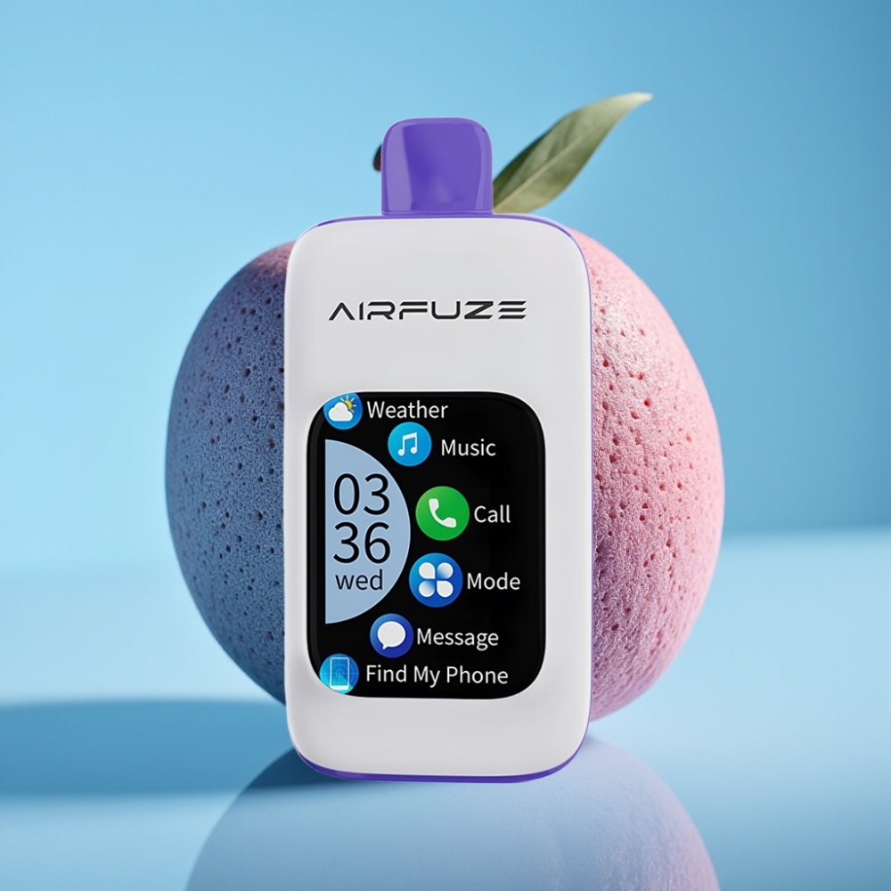 AirFuze Smart Pro 40000 Puffs Blue Razz Ice Rechargeable Touch Screen