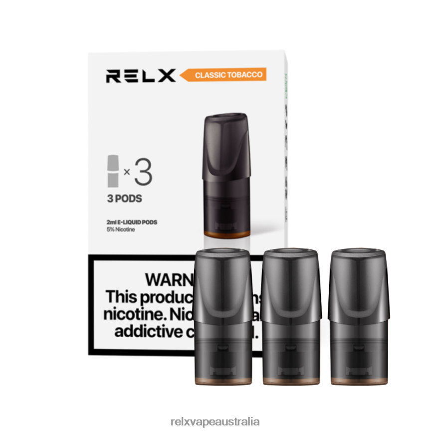 RELX Classic Pods Classic Tobacco TTLZ122 RELX Vape Australia