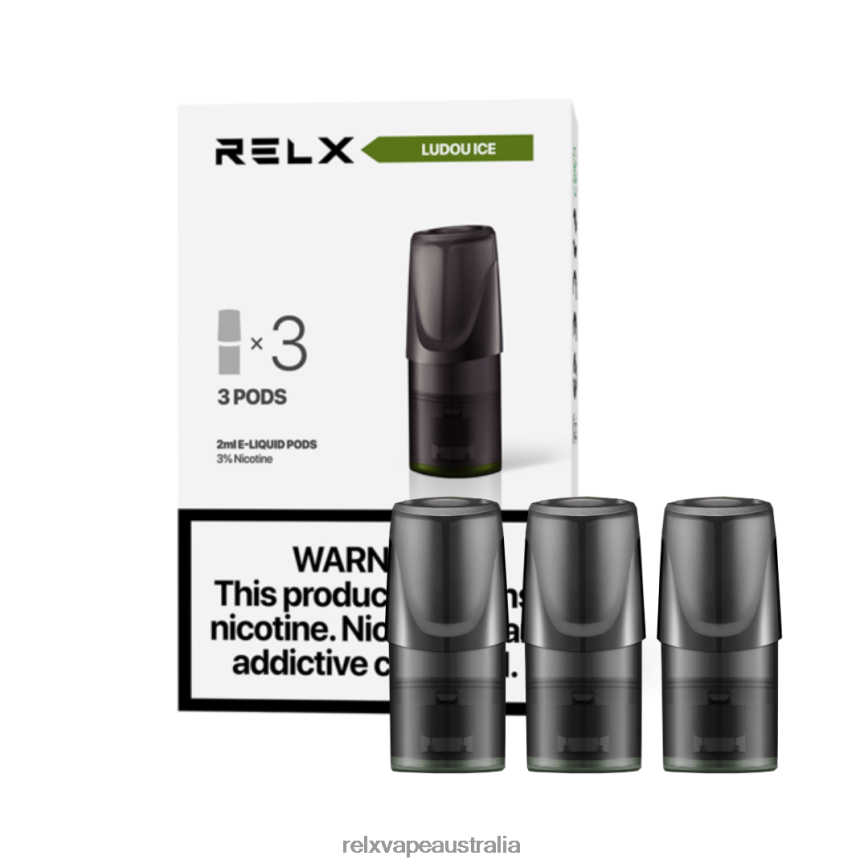 RELX Classic Pods Ludou Ice-Green Bean TTLZ128 RELX Device Melbourne