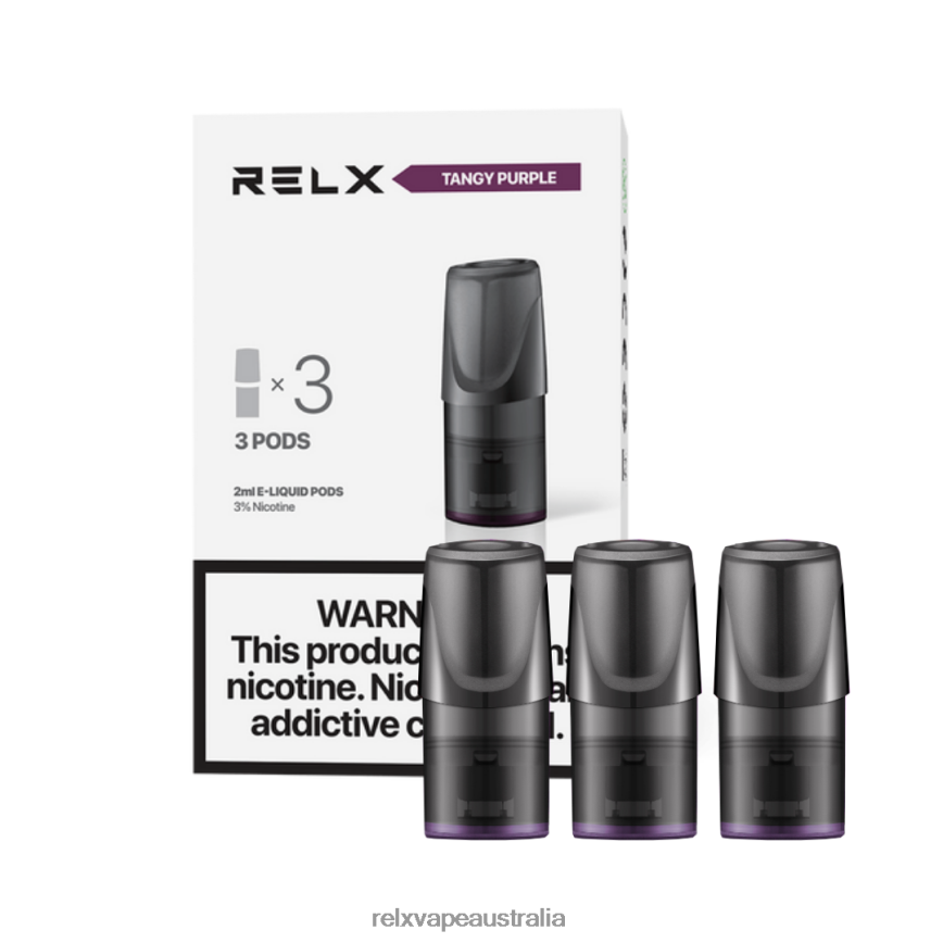 RELX Classic Pods Tangy Purple-Purple Grape TTLZ132 RELX Vape Australia