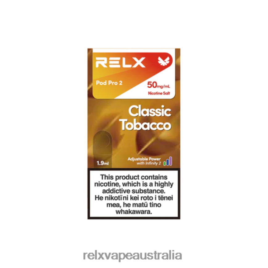 RELX Pod Pro 2 - 3 Pods Classic Tobacco TTLZ110 RELX Australia Melbourne