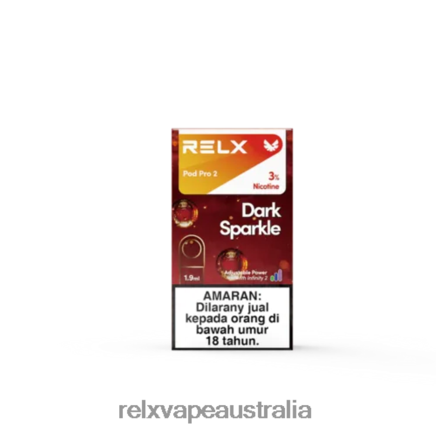 RELX Pod Pro 2 - 3 Pods Dark Sparkle Coke TTLZ91 RELX Store Melbourne