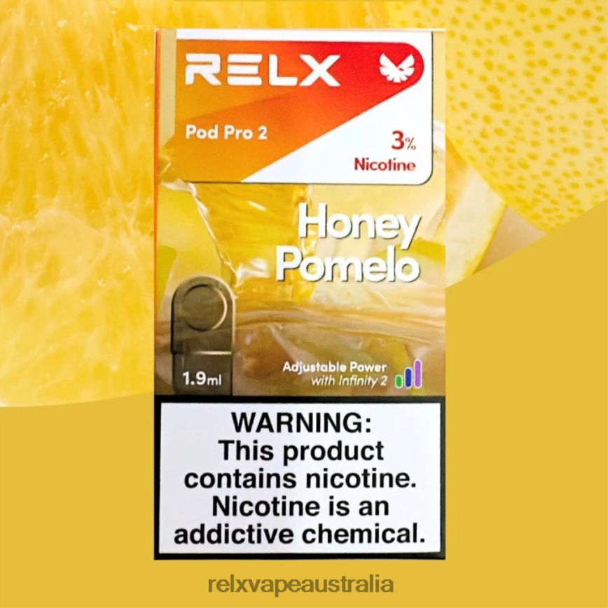 RELX Pod Pro 2 - 3 Pods Honey Pomelo TTLZ120 RELX Australia Melbourne
