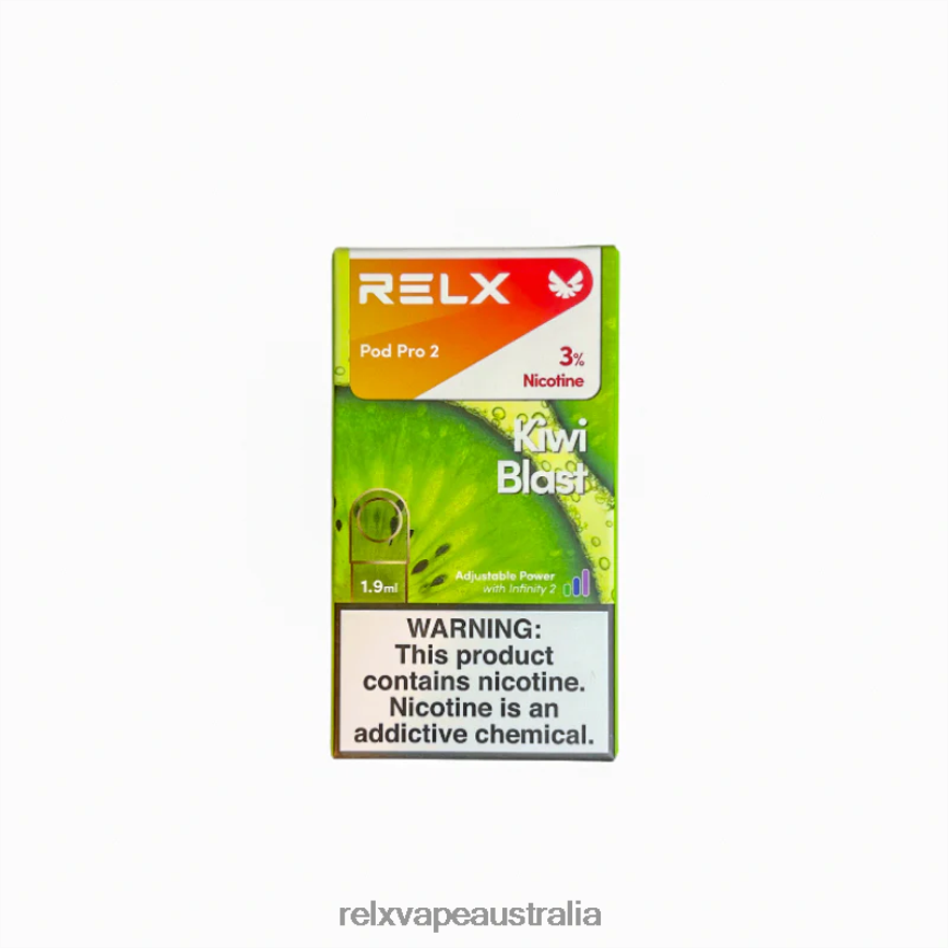 RELX Pod Pro 2 - 3 Pods Kiwi Blast TTLZ116 RELX Sydney Store