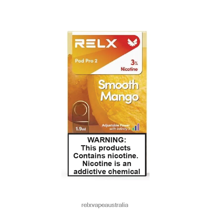 RELX Pod Pro 2 - 3 Pods Mango TTLZ98 RELX Device Melbourne