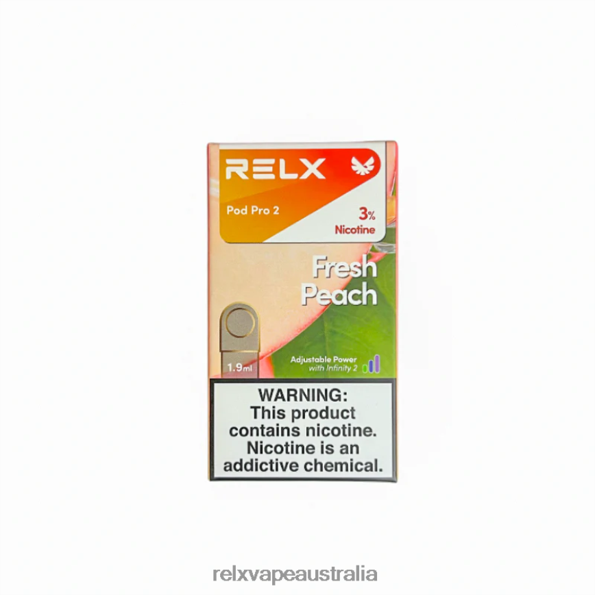 RELX Pod Pro 2 - 3 Pods Peach TTLZ102 RELX Vape Australia