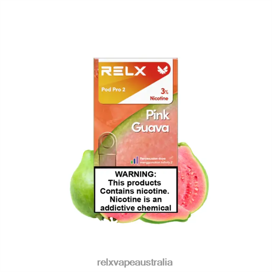 RELX Pod Pro 2 - 3 Pods Pink Guava TTLZ106 RELX Sydney Store