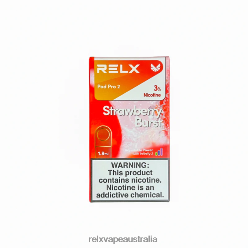 RELX Pod Pro 2 - 3 Pods Strawberry TTLZ105 RELX Australia