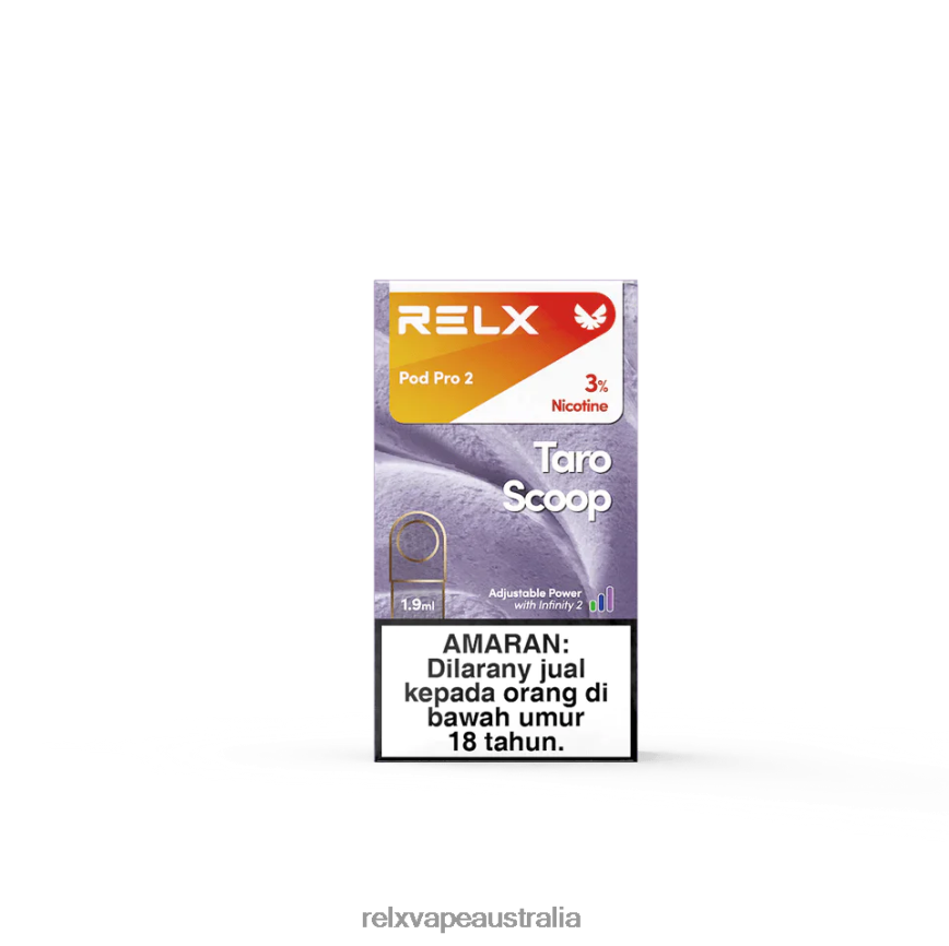RELX Pod Pro 2 - 3 Pods Taro Scoop TTLZ108 RELX Device Melbourne
