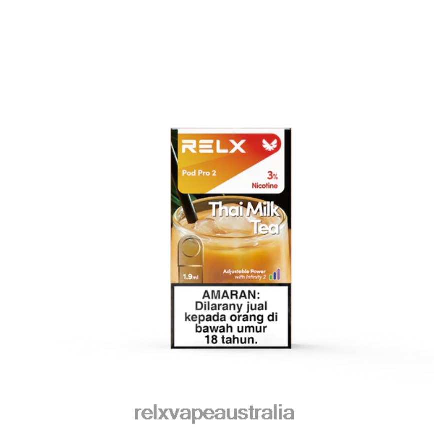 RELX Pod Pro 2 - 3 Pods Thai Milk Tea TTLZ117 RELX Vape Pods Sydney