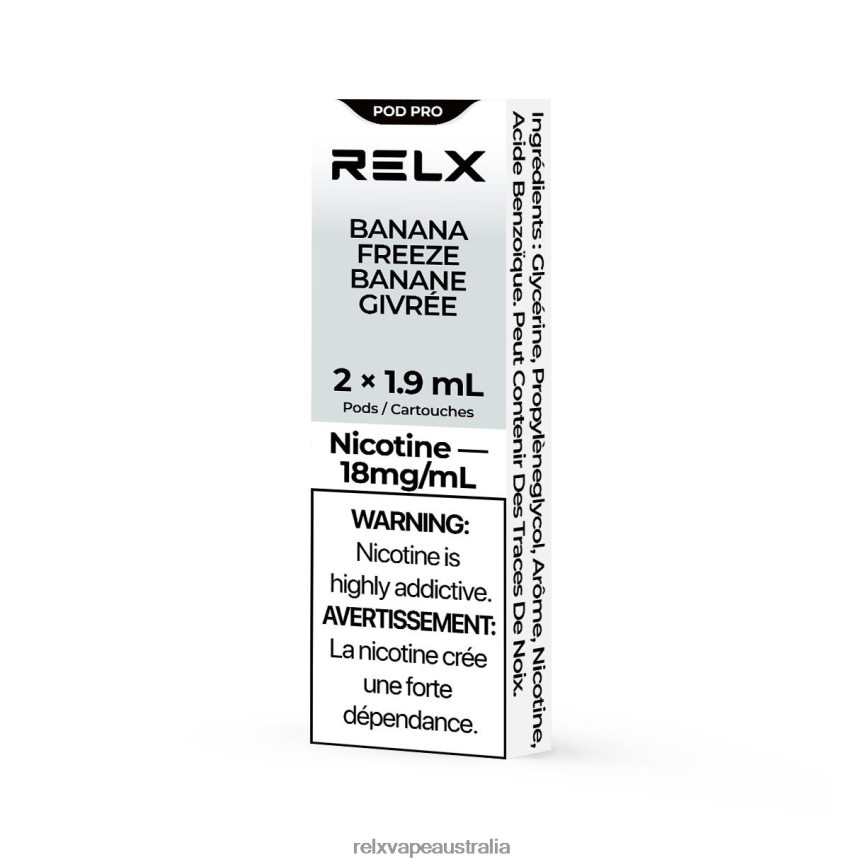 RELX Pod Pro - 2 Pods Banana Freeze TTLZ18 RELX Pods Melbourne