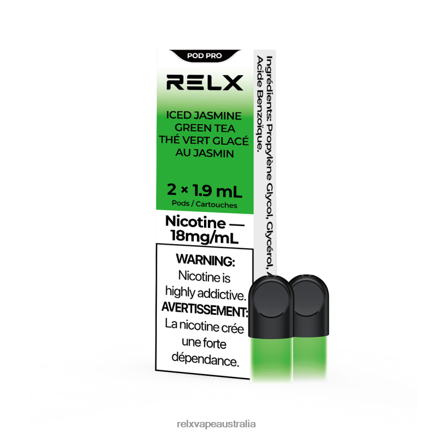 RELX Pod Pro - 2 Pods Iced Jasmine Green Tea TTLZ13 RELX Vape Price Australia