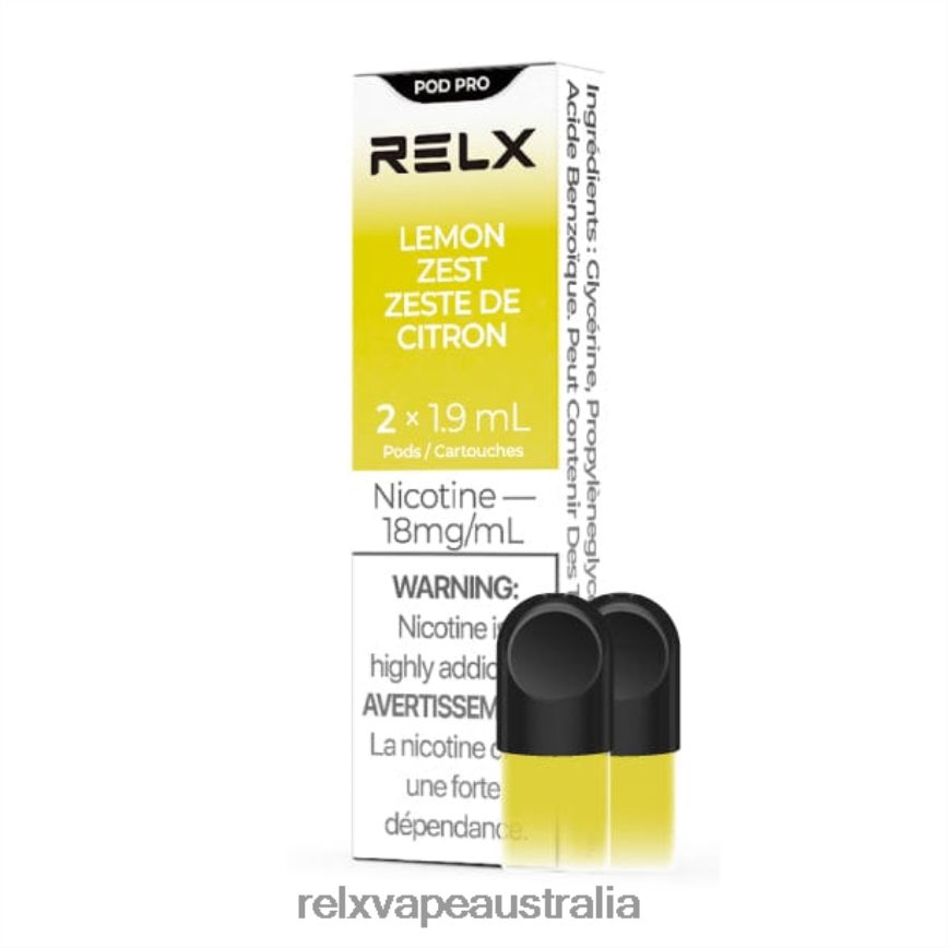 RELX Pod Pro - 2 Pods Lemon Zest TTLZ19 RELX Australia Melbourne