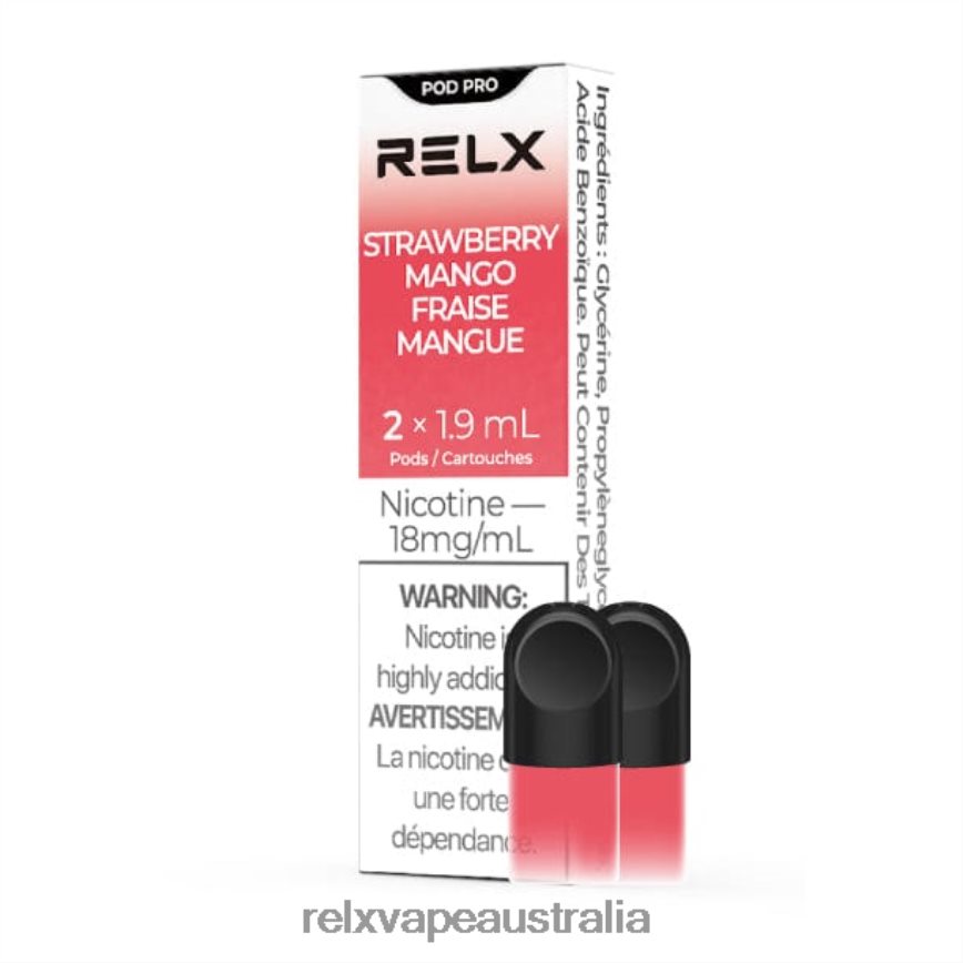 RELX Pod Pro - 2 Pods Strawberry Mango TTLZ3 RELX Vape Price Australia