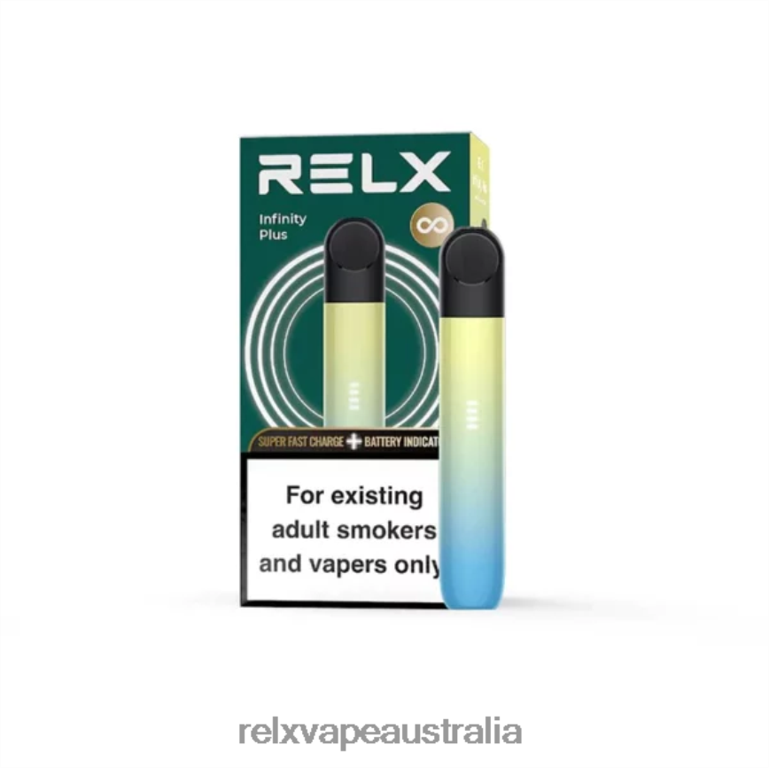 RELX Infinity Plus Blue Yellow TTLZ79 RELX Pods Melbourne