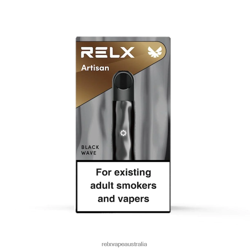 RELX Metal Artisan Device Black Wave TTLZ64 RELX Vape Price Australia